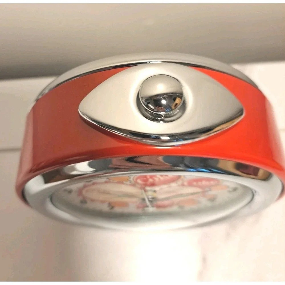 Fully working 1990's  Coca Cola Alarm Clock  w/ Second Hand-New Open Box
